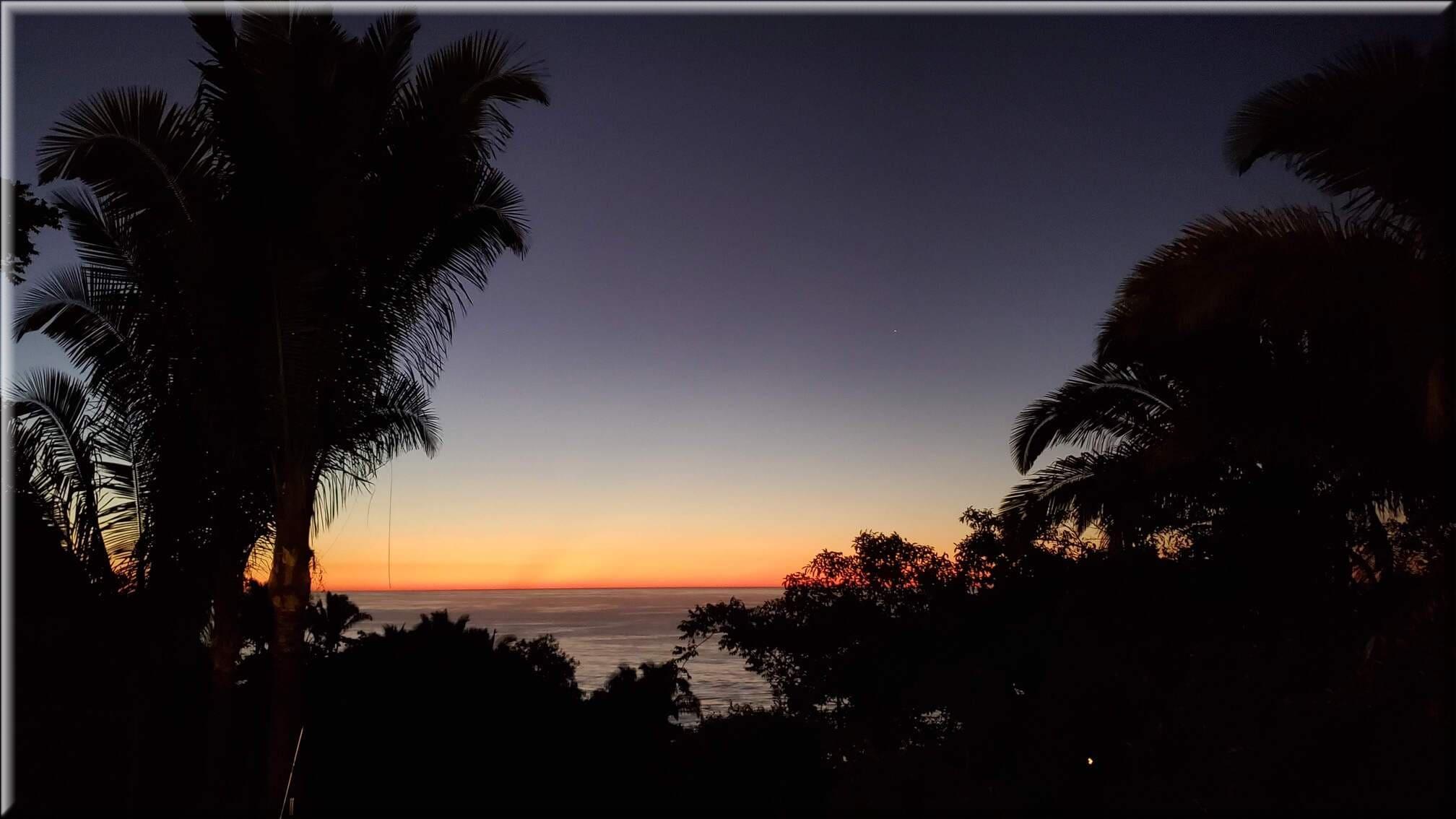 Later sunset view from Selva Suites rental Later sunset view from Selva Suites rental